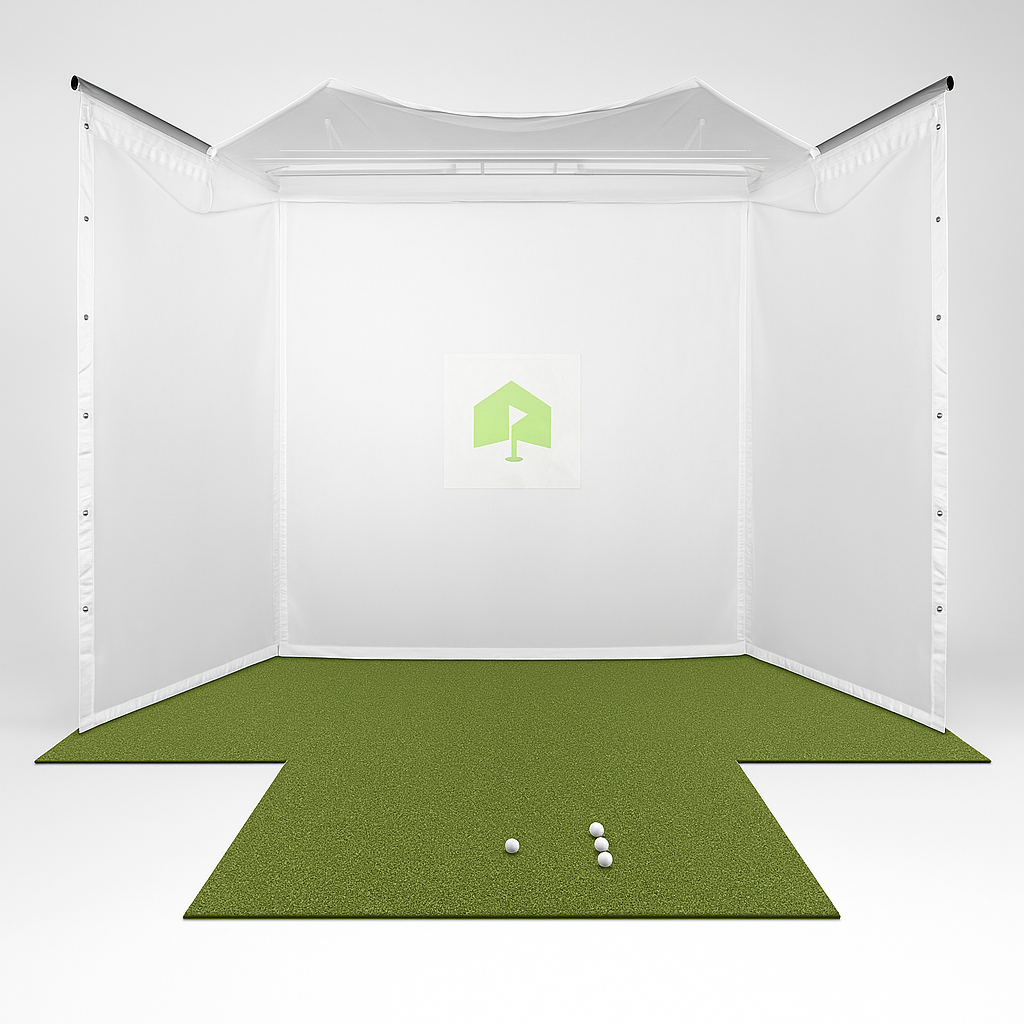 HomeCourse Retractable Pro Golf 180 Screen