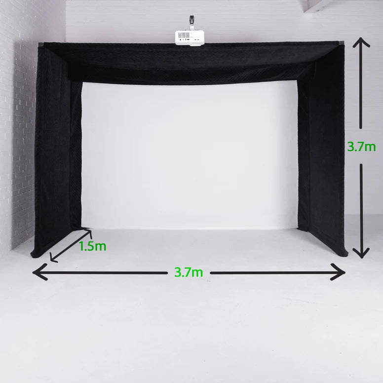 GolfBays Lux Golf Simulator Hitting Enclosure