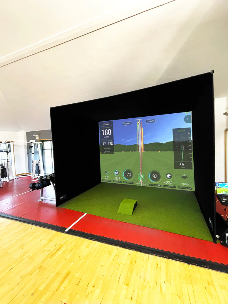 GolfBays SIMBOX Golf Simulator Hitting Enclosure (6 Sizes)