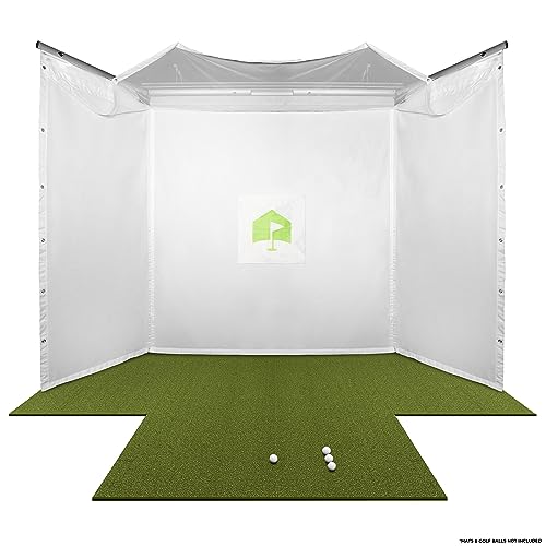 HomeCourse ProScreen 180 Retractable Golf Simulator Enclosure