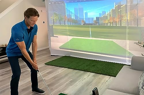 HomeCourse ProScreen 180 Retractable Golf Simulator Enclosure