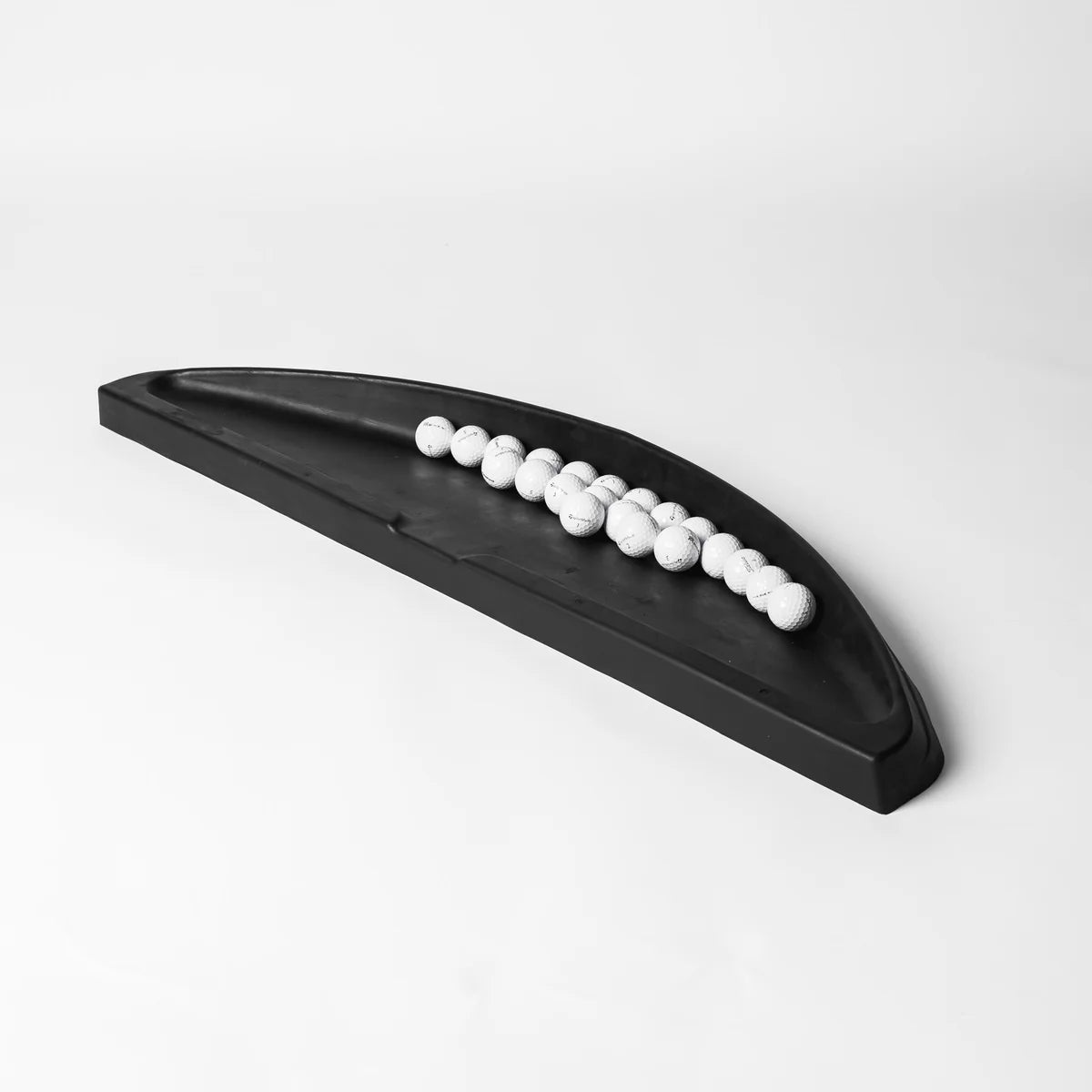 GolfBays D-Shaped Rubber Ball Tray