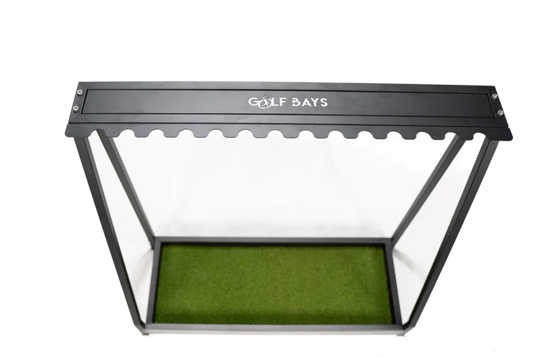 GolfBays 14 Club Storage Rack with Floor Equipment Storage Shelf