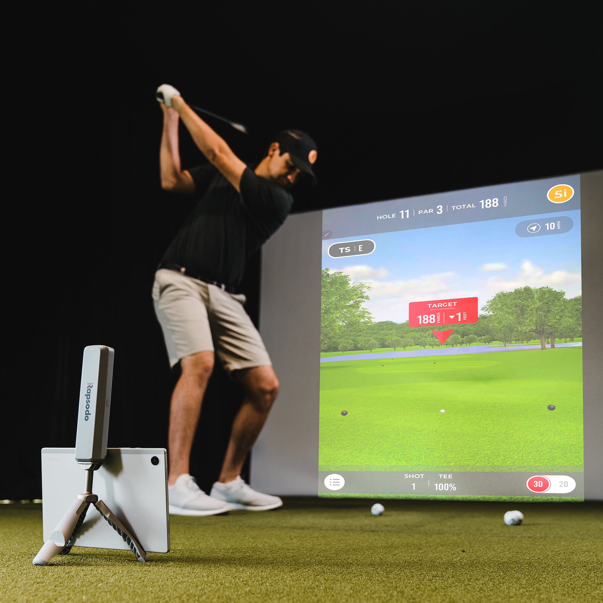 Rapsodo MLM2PRO™ Mobile Launch Monitor + Golf Simulator