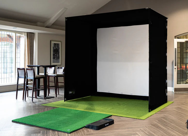 GolfBays SIMBOX Golf Simulator Hitting Enclosure (6 Sizes)
